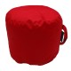 Round Stool - Red Polyester
